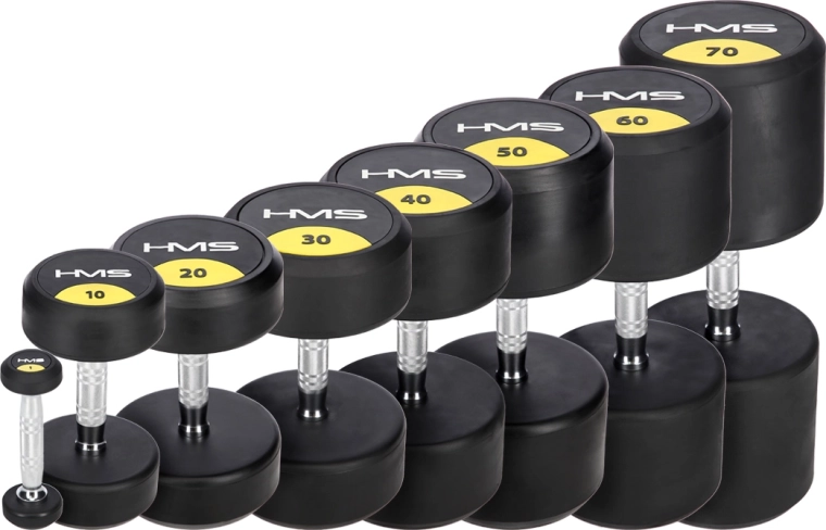 Rubber-Coated Dumbbell 2 kg HMS HG Pro
