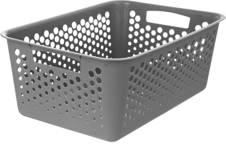 UH Art Storage Basket, Grey 36.5 × 25.5 × 14.5 cm