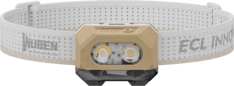 Wuben H4 Headlamp Sand 800 lm, 1700 mAh, IP68