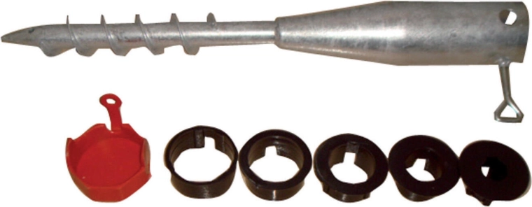 Земен винт 520 × 68 mm поцинкован