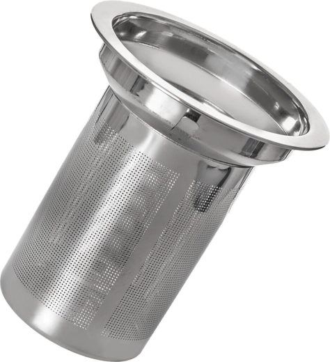 Removable stainless steel filter for loose-leaf teas