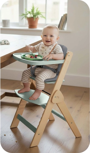 Removable tray and safe feeding