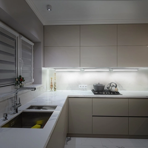 Even light for the kitchen work surface