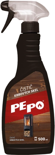 Fireplace Glass Cleaner PE-PO 0.5 l with Mechanical Sprayer