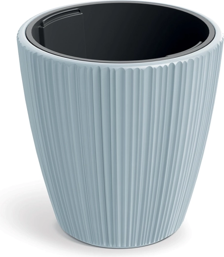 ORO planter with insert, light gray, diameter 19.9 cm