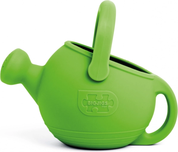 Детска силиконова лейка за вода BIGJIGS Toys, зелена meadow