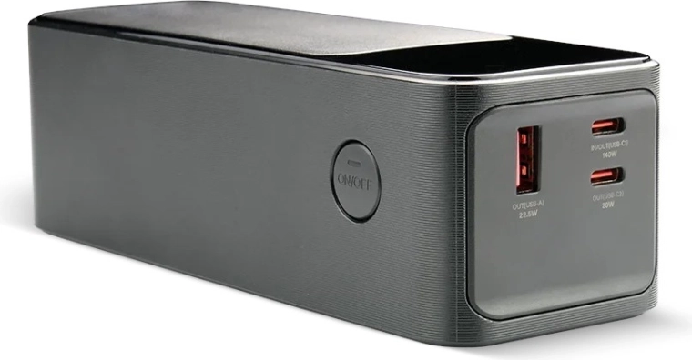Power Bank 27,000 mAh with LCD Display, 2× USB‑C, 1× USB, Fast Charging 162.5 W, Built‑in Flashlight