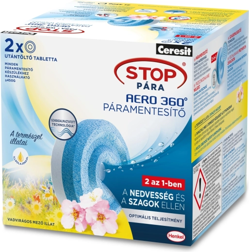 Ceresit Stop Moisture Aero 360° Refill Tablets Meadow Flowers 2 × 450 g