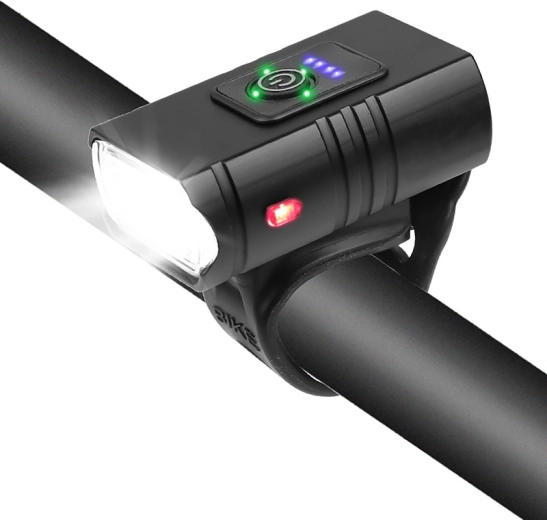 Powerful 550 lm light and 6 modes