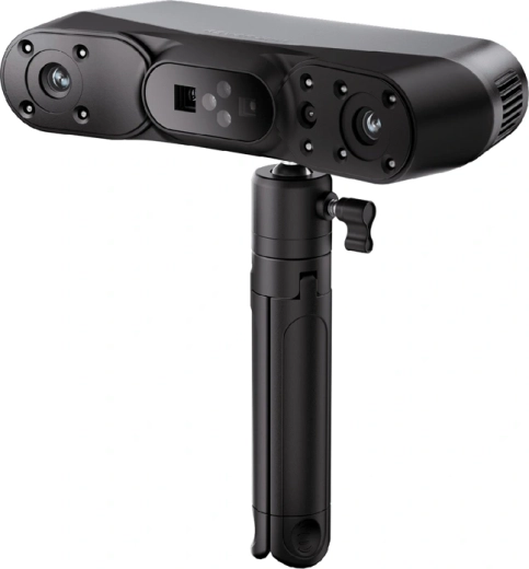Handle/tripod for comfortable handheld use