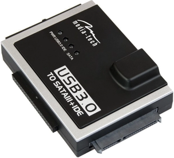 USB 3.0 адаптер SATA/IDE към USB Media-Tech MT5100