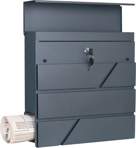 Covered mail slot + tube for print