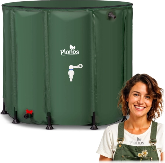 Foldable rainwater barrel 650 l Plonos