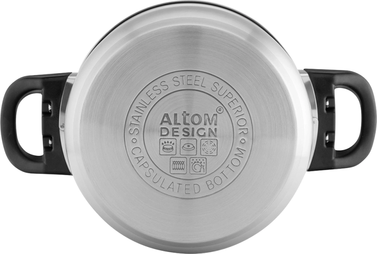 Encapsulated base for better heat distribution