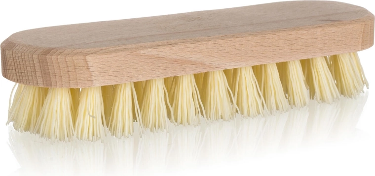 Handheld wooden floor brush with PE bristles 18 × 6 × 4 cm