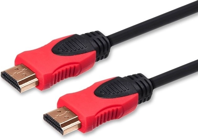 HDMI cable 2.0, 3m, black, gold-plated connectors, ethernet/3D, 4K