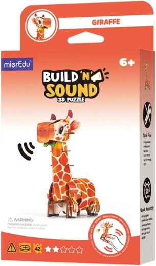 MierEdu 3D Puzzle Build and Listen – Giraffe
