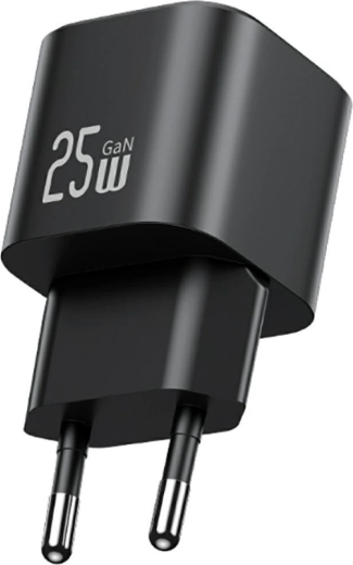 Usams JC series 25 W GaN мини бързо зарядно USB-C черно