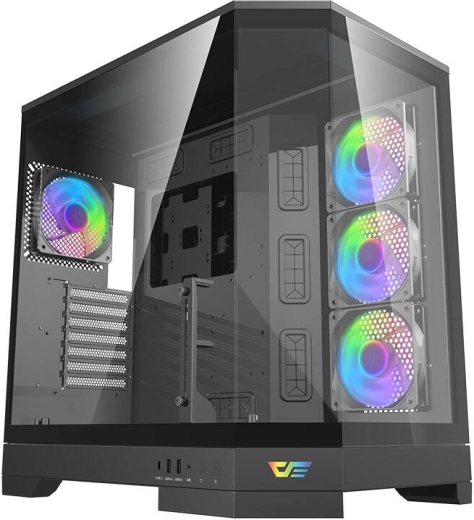 Компютърна кутия с RGB подсветка