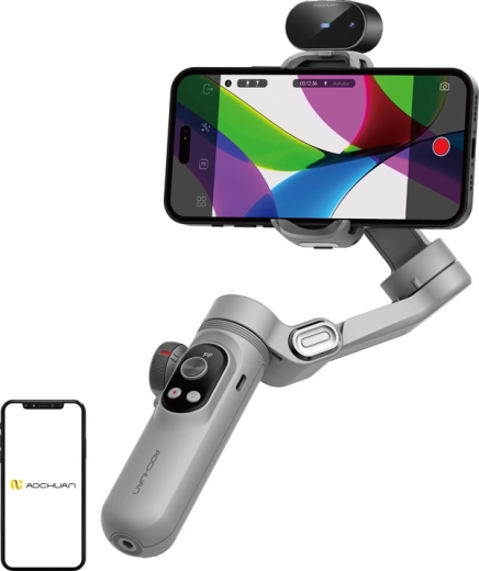 Aochuan Smart X Pro стабилизатор за смартфон с AI сензор сив