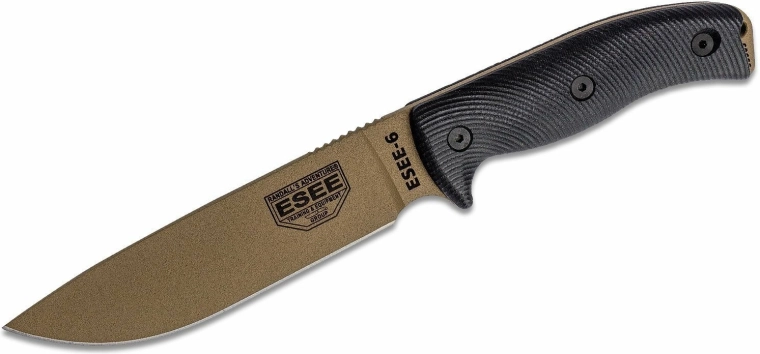 ESEE Model 6 fixed knife 16.5 cm, G10 handle, sheath