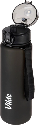 Leak-proof flip-top lid with a comfortable mouthpiece