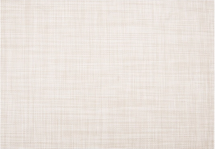 Beige PVC and polyester placemat 45 × 30 cm