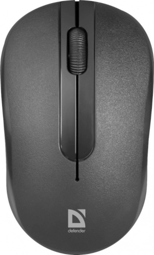 Wireless Optical Mouse Defender Black 1600 dpi