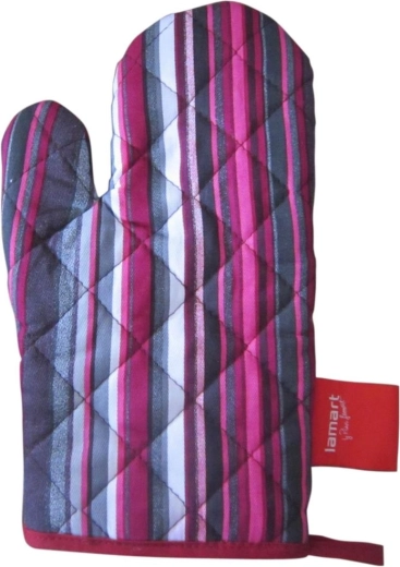 Lamart Kitchen Mitt with Colorful Stripes 26 × 17 cm