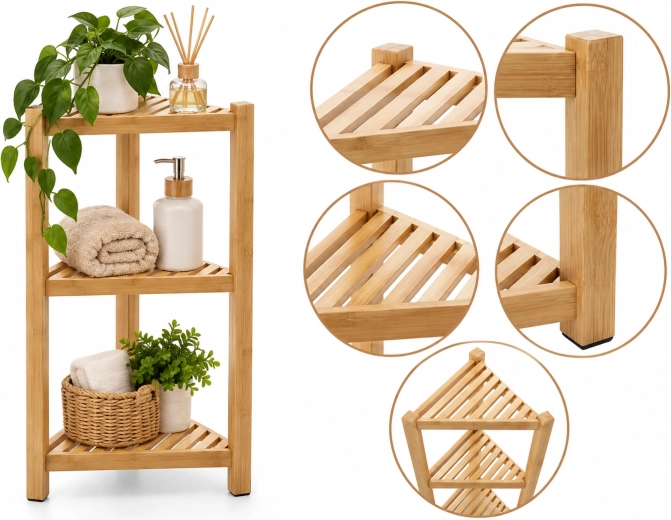 Natural bamboo appearance