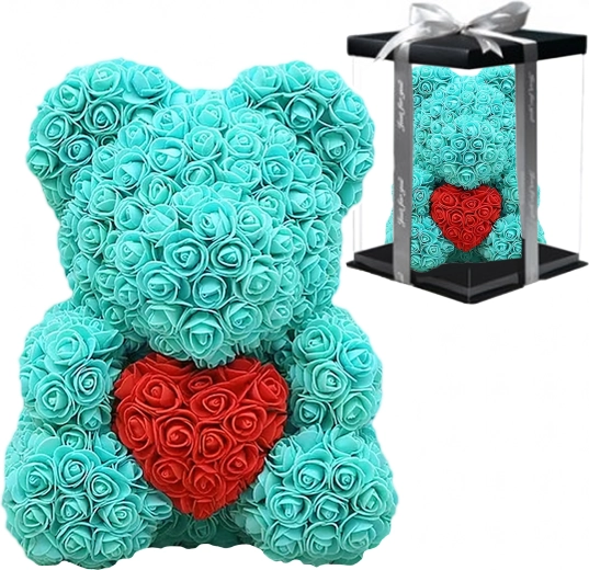 Rose Bear 40 cm – Valentine’s Gift Set