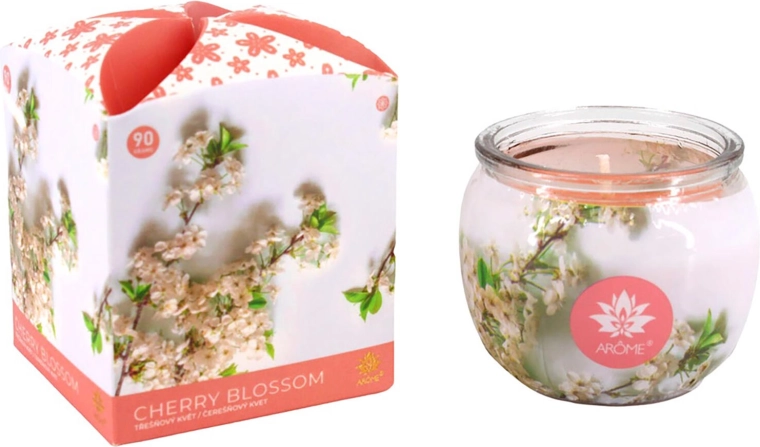 Scented Candle in Glass Cherry Blossom 90 g