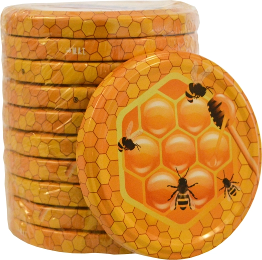 Canning Lids TWIST 82 with Honey Design – 10 pcs