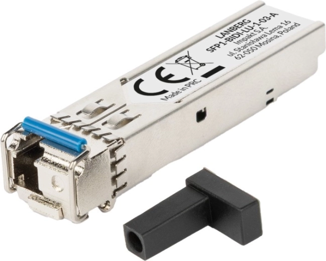 SFP BIDI A Optical Module, 1.25 Gb/s, up to 3 km, 1310/1550 nm, simplex LC/UPC