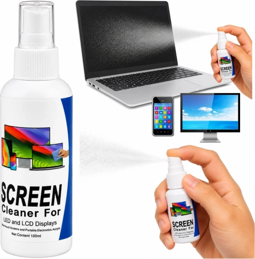 Препарат за почистване на екрани LCD/LED/TFT 100 мл - 1 брой