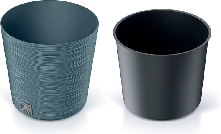 Furu Round Planter 25 cm Scandinavian Blue