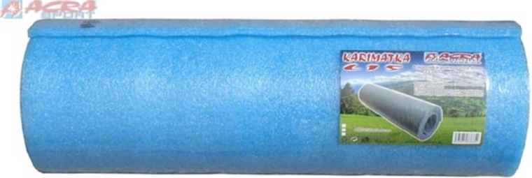 Acra foam sleeping mat soft blue 180 × 50 × 1 cm - 1 piece