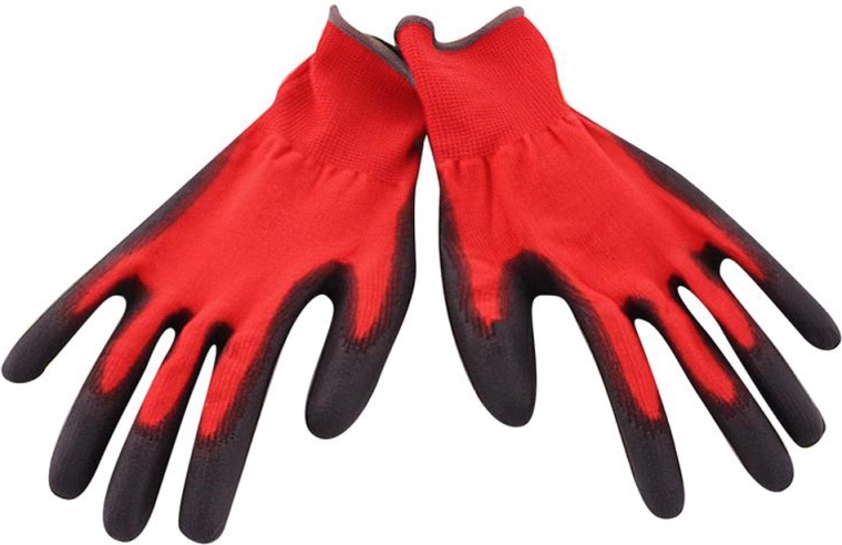 Work gloves with nitrile coating – size M