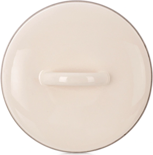 Cream Enamel Lid 13 cm