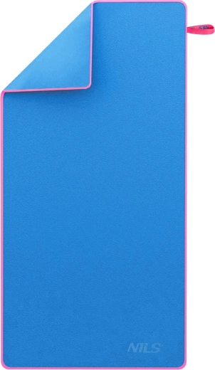 NILS Microfiber Quick-Dry Towel, blue–pink