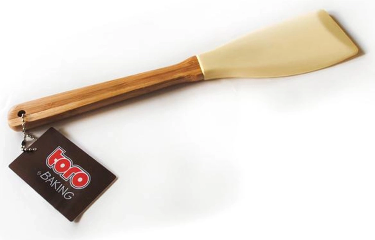 TORO Bamboo Silicone Dough Scraper