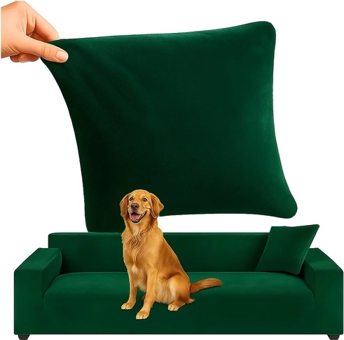 Sofa Cover for Corner Sofa RUHHY Green 190-230 cm