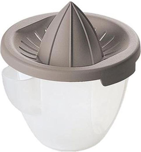 Plastic citrus juicer with 500 ml container
