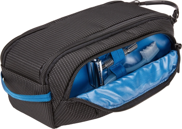 Water-resistant spill-proof pockets