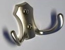 Romana II Coat Hook matte nickel 30 × 50 mm