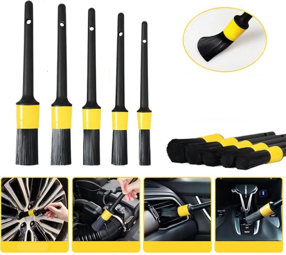 Brushes for precise detail cleaning