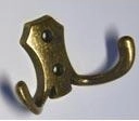 Закачалка Romana II, патиниран месинг 30 × 50 mm