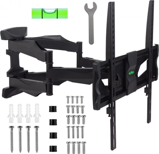 Universal wall mount for TV 26–55" with dual arm and full tilt