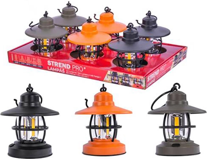 Retro Camping Lantern 200 lm, color mix
