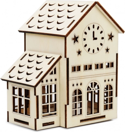The Magic of Wood Large House Clock Tower